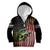 American Flag Largemouth Bass Fishing Kid Hoodie Jumping Fish Graphic and Custom Name Design - Wonder Print Shop
