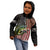 American Flag Largemouth Bass Fishing Kid Hoodie Jumping Fish Graphic and Custom Name Design - Wonder Print Shop