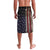 American Flag Largemouth Bass Fishing Lavalava Jumping Fish Graphic and Custom Name Design - Wonder Print Shop