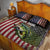 American Flag Largemouth Bass Fishing Quilt Bed Set Jumping Fish Graphic and Custom Name Design - Wonder Print Shop