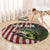 American Flag Largemouth Bass Fishing Round Carpet Jumping Fish Graphic and Custom Name Design - Wonder Print Shop