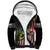 American Flag Largemouth Bass Fishing Sherpa Hoodie Jumping Fish Graphic and Custom Name Design - Wonder Print Shop