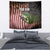 American Flag Largemouth Bass Fishing Tapestry Jumping Fish Graphic and Custom Name Design - Wonder Print Shop