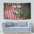 American Flag Largemouth Bass Fishing Tapestry Jumping Fish Graphic and Custom Name Design - Wonder Print Shop