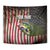 American Flag Largemouth Bass Fishing Tapestry Jumping Fish Graphic and Custom Name Design - Wonder Print Shop