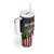 American Flag Largemouth Bass Fishing Tumbler With Handle Jumping Fish Graphic and Custom Name Design - Wonder Print Shop
