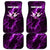 Bowling Ball and Pins Car Mats Purple Lightning Background and Custom Name Design - Wonder Print Shop