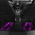 Bowling Ball and Pins Car Mats Purple Lightning Background and Custom Name Design - Wonder Print Shop