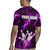 Bowling Ball and Pins Rugby Jersey Purple Lightning Background and Custom Name Design - Wonder Print Shop