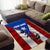 Puerto Rico Fishing Area Rug Fish Hook Flag PR Custom Name - Wonder Print Shop