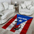 Puerto Rico Fishing Area Rug Fish Hook Flag PR Custom Name - Wonder Print Shop