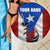 Puerto Rico Fishing Beach Blanket Fish Hook Flag PR Custom Name - Wonder Print Shop