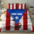 Puerto Rico Fishing Bedding Set Fish Hook Flag PR Custom Name - Wonder Print Shop