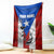 Puerto Rico Fishing Blanket Fish Hook Flag PR Custom Name - Wonder Print Shop