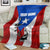 Puerto Rico Fishing Blanket Fish Hook Flag PR Custom Name - Wonder Print Shop