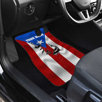 Puerto Rico Fishing Car Mats Fish Hook Flag PR Custom Name - Wonder Print Shop