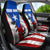 Puerto Rico Fishing Car Seat Cover Fish Hook Flag PR Custom Name - Wonder Print Shop