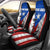 Puerto Rico Fishing Car Seat Cover Fish Hook Flag PR Custom Name - Wonder Print Shop