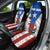 Puerto Rico Fishing Car Seat Cover Fish Hook Flag PR Custom Name - Wonder Print Shop