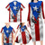 Puerto Rico Fishing Family Matching Long Sleeve Bodycon Dress and Hawaiian Shirt Fish Hook Flag PR Custom Name - Wonder Print Shop