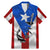Puerto Rico Fishing Family Matching Mermaid Dress and Hawaiian Shirt Fish Hook Flag PR Custom Name - Wonder Print Shop