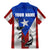 Puerto Rico Fishing Family Matching Mermaid Dress and Hawaiian Shirt Fish Hook Flag PR Custom Name - Wonder Print Shop