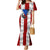 Puerto Rico Fishing Family Matching Mermaid Dress and Hawaiian Shirt Fish Hook Flag PR Custom Name - Wonder Print Shop