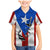 Puerto Rico Fishing Family Matching Mermaid Dress and Hawaiian Shirt Fish Hook Flag PR Custom Name - Wonder Print Shop