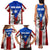Puerto Rico Fishing Family Matching Tank Maxi Dress and Hawaiian Shirt Fish Hook Flag PR Custom Name - Wonder Print Shop