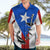 Puerto Rico Fishing Hawaiian Shirt Fish Hook Flag PR Custom Name - Wonder Print Shop