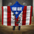 Puerto Rico Fishing Hooded Blanket Fish Hook Flag PR Custom Name - Wonder Print Shop