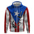 Puerto Rico Fishing Hoodie Fish Hook Flag PR Custom Name - Wonder Print Shop