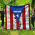 Puerto Rico Fishing Quilt Fish Hook Flag PR Custom Name - Wonder Print Shop