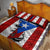 Puerto Rico Fishing Quilt Bed Set Fish Hook Flag PR Custom Name - Wonder Print Shop
