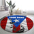 Puerto Rico Fishing Round Carpet Fish Hook Flag PR Custom Name - Wonder Print Shop