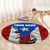 Puerto Rico Fishing Round Carpet Fish Hook Flag PR Custom Name - Wonder Print Shop