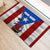 Puerto Rico Fishing Rubber Doormat Fish Hook Flag PR Custom Name - Wonder Print Shop