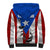 Puerto Rico Fishing Sherpa Hoodie Fish Hook Flag PR Custom Name - Wonder Print Shop