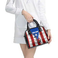 Puerto Rico Fishing Shoulder Handbag Fish Hook Flag PR Custom Name - Wonder Print Shop