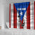 Puerto Rico Fishing Shower Curtain Fish Hook Flag PR Custom Name - Wonder Print Shop
