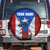 Puerto Rico Fishing Spare Tire Cover Fish Hook Flag PR Custom Name - Wonder Print Shop