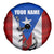 Puerto Rico Fishing Spare Tire Cover Fish Hook Flag PR Custom Name - Wonder Print Shop