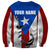 Puerto Rico Fishing Sweatshirt Fish Hook Flag PR Custom Name - Wonder Print Shop