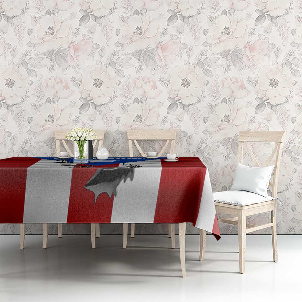 Puerto Rico Fishing Tablecloth Fish Hook Flag PR Custom Name - Wonder Print Shop