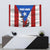 Puerto Rico Fishing Tapestry Fish Hook Flag PR Custom Name - Wonder Print Shop
