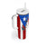 Puerto Rico Fishing Tumbler With Handle Fish Hook Flag PR Custom Name - Wonder Print Shop