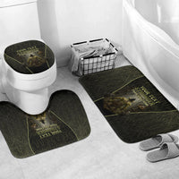 Personalized Muscular Goblin Weightlifting Bathroom Set Pain For Growth Dark Fantasy Gym Graphic
