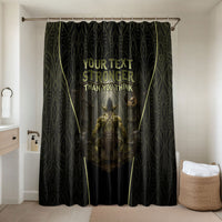 Personalized Muscular Goblin Weightlifting Bathroom Set Pain For Growth Dark Fantasy Gym Graphic