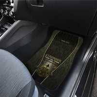 Personalized Muscular Goblin Weightlifting Car Mats Pain For Growth Dark Fantasy Gym Graphic