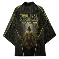 Personalized Muscular Goblin Weightlifting Kimono Pain For Growth Dark Fantasy Gym Graphic
